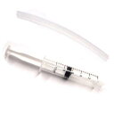 10ml セット(シリンジ+シリコンチューブ3mmx5mm 10cm) 計量用 注入用 注射器 シリンジ プラモデル製作 工作 園芸