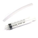 20ml セット (シリンジ+シリコンチューブ3mmx5mm 10cm) 計量用 注入用 注射器 シリンジ プラモデル製作 工作 園芸