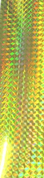 ホログラム ゴールドスクエア 200x50mm ホログラムシート シールタイプ