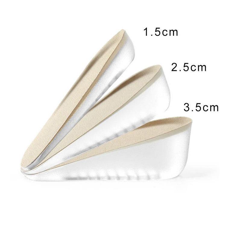 楽天良品家電シークレットインソール （女性用 ベージュ 3.5cm） インソール 中敷 身長UP スタイルアップ シリコン ヒールアップ クッション ハーフタイプ ハニカム 1ペア