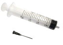計量用 シリンジ 20ml セット【横口】 計量 注入器 プラモデル製作 工作 園芸 注射器(ニードル付き)