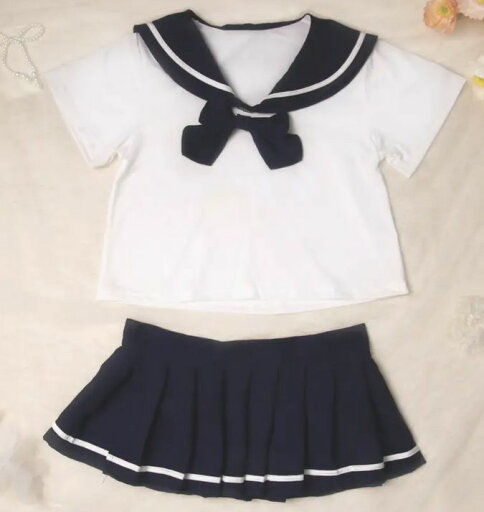 セーラー服 コスチューム コスプレ ショートプリーツスカートセット ワンサイズ セーラー服 コスチューム コスプレ ショートプリーツスカートセット ワンサイズ