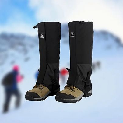 ロングナイロンスパッツ スノーブーツ - ハイキング、ウォーキング、登山用 1 ペア