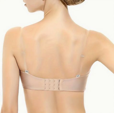 ペアセット 透明ブラ肩紐 1cm幅 見えない調節可能なブラストラップ 女性用ランジェリー＆下着アクセサ..