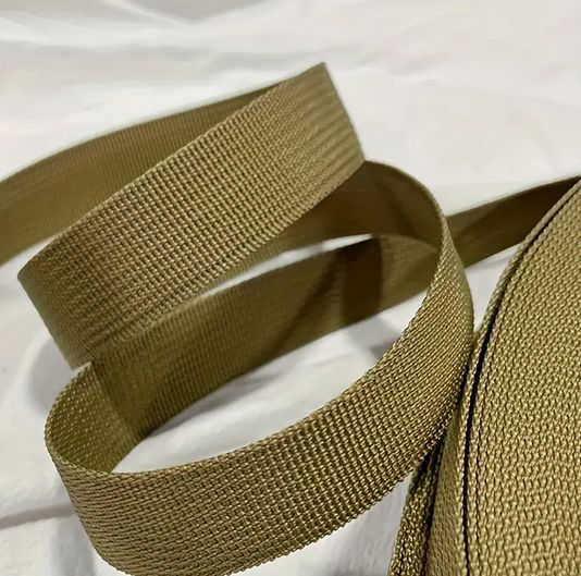 ナイロンテープ (アーミーブラウン) 25mm 巾 50cm単位 カット売り