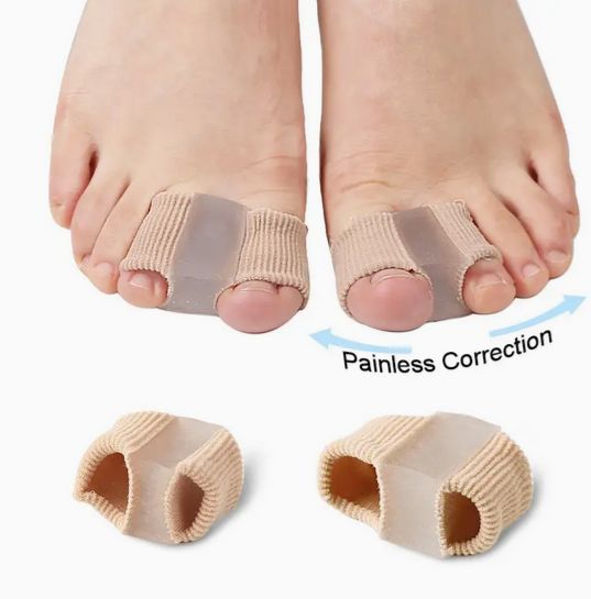 外反母趾 サポーター 足指セパレーター つま先セパレーター 1ペア シリコン製 ソフトタッチ