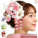 髪飾り 2点セット 成人式 振袖 kk-352 結婚式 卒業式 浴衣 和装 着物 ヘアアクセサリー つまみ細工