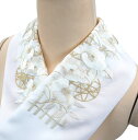 振袖用 刺繍 半襟 he-089 白 金 刺繍入り 振袖 成人式 結婚式 半衿 訪問着(4)