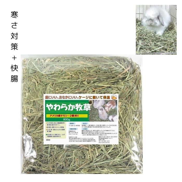 20%OFF うさぎファンクラブ やわらか牧草800g チモシー2番刈 新刈りではありません 在庫限り