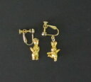 うさぎゴールドメッキイヤリング アメリカ輸入品