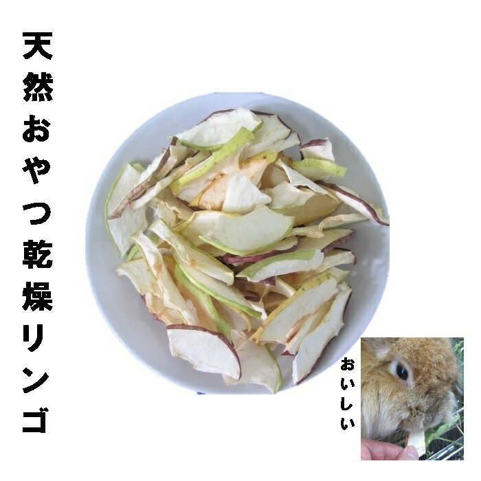 うさぎファンクラブ りんごドライチップ50g 青森りんご うさぎみんな大好き 健康おやつ すごくおいしい