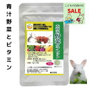 20%OFF どもの日母の日セールうさぎファンクラブ 緑黄色野菜・ビタミン配合 野菜タブレット30g