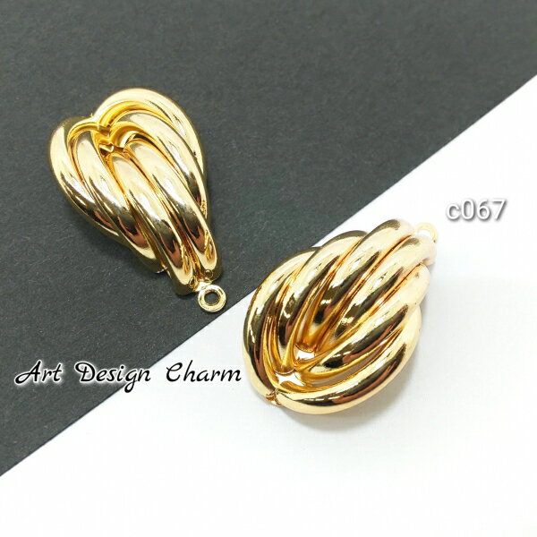 【最大2000円OFF】ブラックフライデー限定！2個 立体アートデザインチャーム