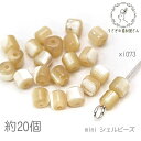 【最大2000円OFF】マラソン限定クーポン!シェルビーズ 約3.5mm トロカスシェル コラム 円柱ビーズ マリン パーツ 海 夏 約20個