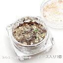 スパンコール グリッターパーツ 約0.5mm〜2mm 極小 ケース入り キラキラ ラメ レジンに 1個/ゴールド