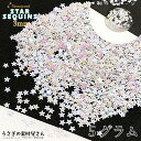 スパンコール 星 極小 3mm たっぷり5グラム ネイル レジンに 封入パーツ スノーホワイト オーロラカラー ネイルアート ハンドメイドパーツ うさぎの素材屋さん 宇宙雑貨 極小パーツ