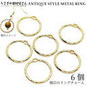 【先着!枚数限定クーポン配布!】【最大2000円OFF】マラソン限定!チャーム フレームチャーム 19mm 6個 丸 サークル リング 槌目 デザインフレーム ...