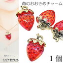 【最大2000円OFF】マラソン限定クーポン!チャーム イチゴ 33mm 1個 訳アリ アクリルチャーム 赤 大きめ 苺 ペンダントトップに ハンドメイドパーツ うさぎの素材屋さん 果物 フルーツチャーム かわいい ストロベリー アクセサリーパーツ