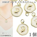 マリン チャーム イルカ 15mm 1個 丸カン付き 18KGP本金メッキ エナメル チャーム ドルフィン 海の生き物 夏 ハワイアン アクセサリーパーツ うさ...