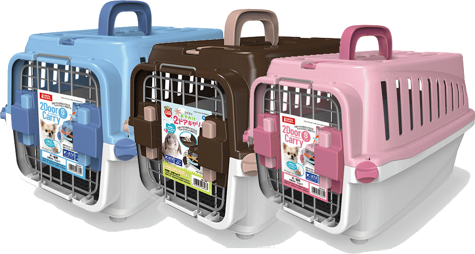 マルカン おでかけ2ドアキャリーS ブルー