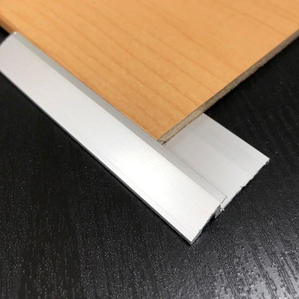 Rakuten - 【先着クーポン配布中】 見切り材 アルミ製見切り材 金物 金台 アルミ見切り材 金属製 床材 フロアタイル用 エッジ クラテツロック 抗菌クラテツフロア専用 ナガタ