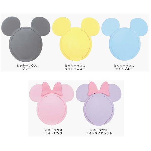 (おまかせ便で送料無料)ディズニー携帯用ウェットティッシュふた ミニーマウス ミッキーマウス 日本製 おしりふき 錦化成