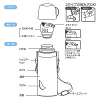 スケーター2WAYコップ付き水筒ステンレスボトル600mlプリンセスディズニーSTGC6N393860水筒子供用