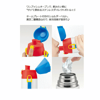 超軽量ロック付きワンプッシュダイレクトステンレスボトル470mlスヌーピービーグルハグ保冷専用水筒