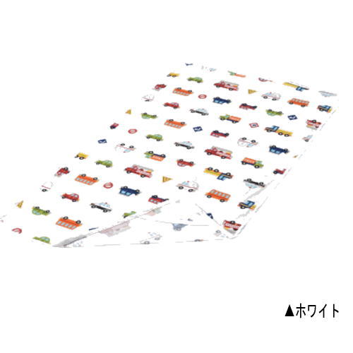 （おまかせ便で送料無料）Wガーゼシーツ くるまパーク ガーゼ生地 吸水 発散 ベビー用品 出産準備 ベビー用寝具 日本製 フジキ 2