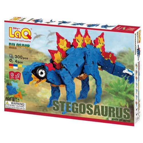 Rakuten - LaQ ダイナソーワールド ステゴサウルス ラキュー 003140 ヨシリツ ブロック パズル 7歳から （送料無料 北海道、沖縄、離島は配送不可）