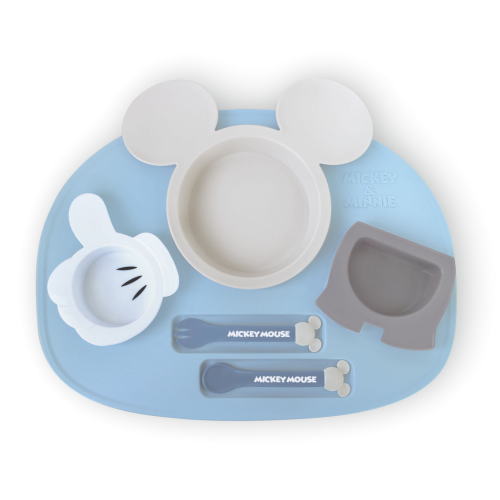 アイコンランチプレート 　ミッキーマウス/ミニーマウス　錦化成　日本製食器セット （送料無料 北海道、沖縄、離島は配送不可） 2