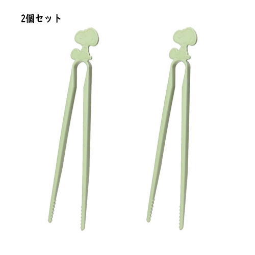 （おまかせ便で送料無料） （2本セット）スナックトング スヌーピー ピスタチオ 352993 ピーナッツ お菓子専用トング 錦化成