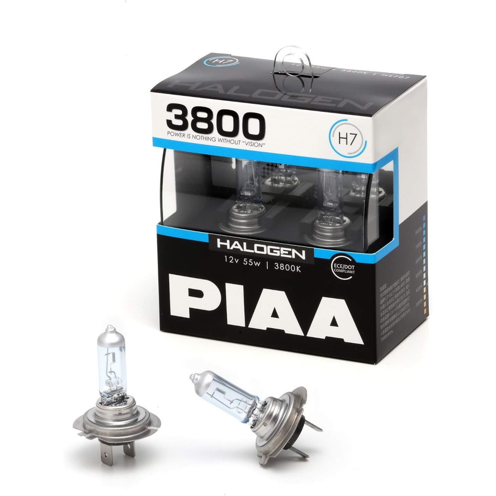PIAA ヘッドライト・フォグランプ用 ハロゲン 3800K 2個入 H7 HS707