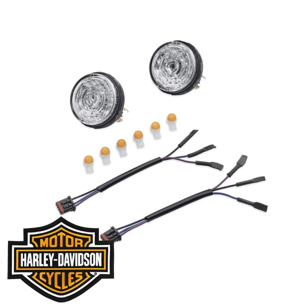 ハーレーダビッドソン　純正　LEDブレット・ターンシグナル・インサートキット　アンバーLEDインサート　67800639 ライト LED LEDブレット 純正 20W58 ケース バイク用品