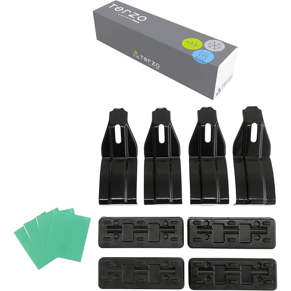 PIAA Terzo(テルッツォ) ルーフキャリア ベースキャリア 車種別取付ホルダーセット 4個入 ブラック【ト..