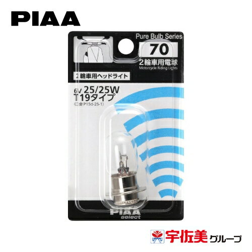 PIAA �n���Q���o���u �N���A 1�� T19(P15d-25-1) 2�֎ԗp�w�b�h���C�g�p HR70