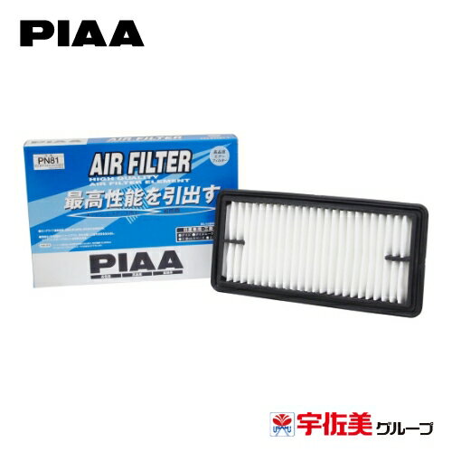 【ゲリラP2倍！】PIAA エアーフィルター 日産/三菱車用 1個入 PN81