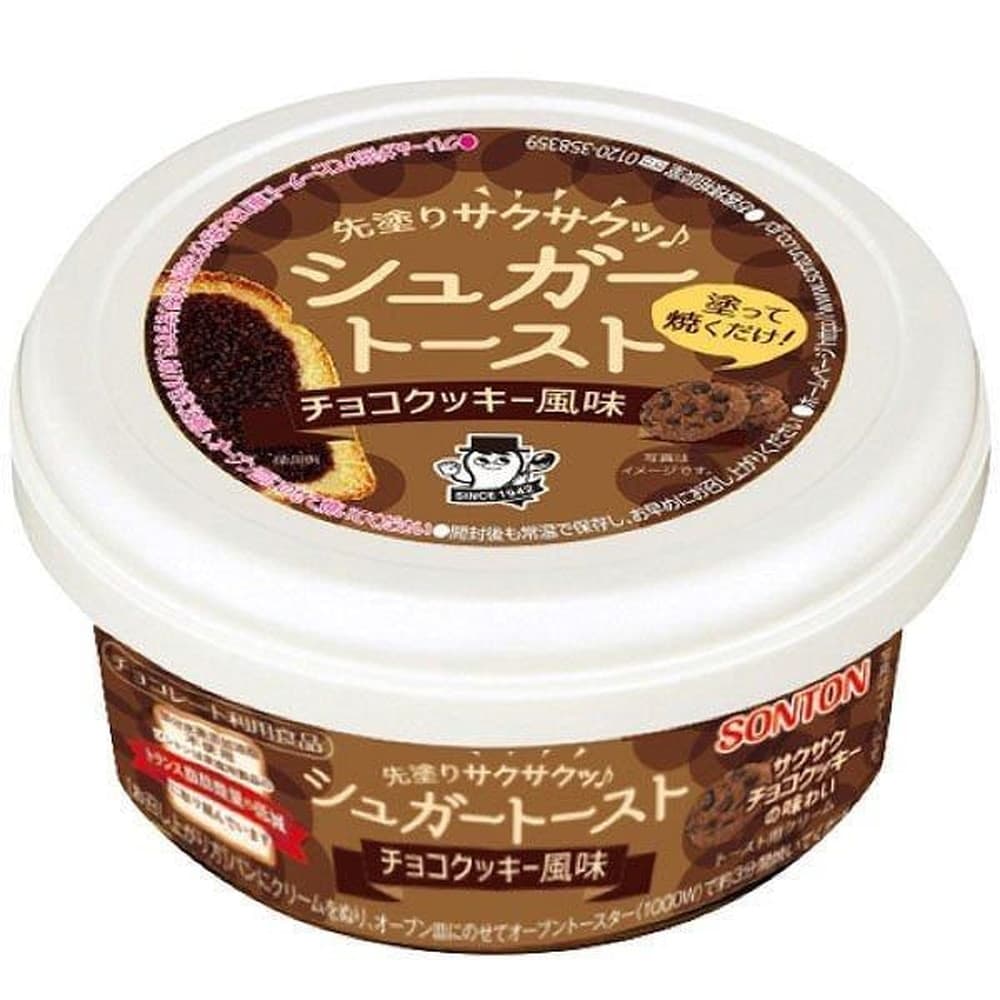 ソントン シュガートースト チョコクッキー風味 100g クリーム パン ジャム チョコ クッキー トースト シュガー