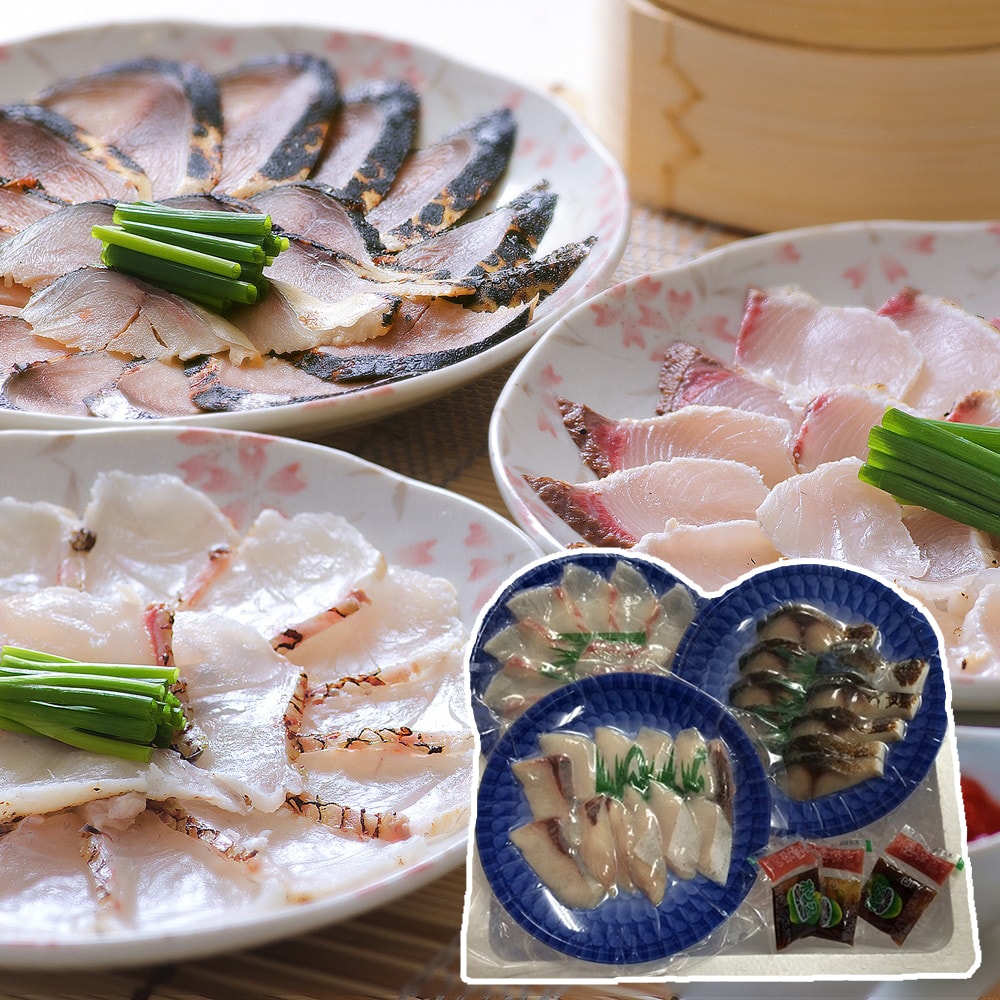 P5倍 取り寄せ グルメ ギフト 海鮮 大分 豊後絆屋 九州海鮮たたきセット 3種 各120g