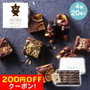 200円OFFクーポン お中元 ギフト 2025 山口 ホシフルーツ ナッツとドライフルーツの贅沢ブラウニー 4種20個入 御中元 夏ギフト お菓子 スイーツ