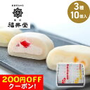 200円OFFクーポン お中元 ギフト 2025 岡山 創業明治四年 福井堂 生クリーム大福3種セット 計10個入 御中元 夏ギフト お菓子 スイーツ 和菓子