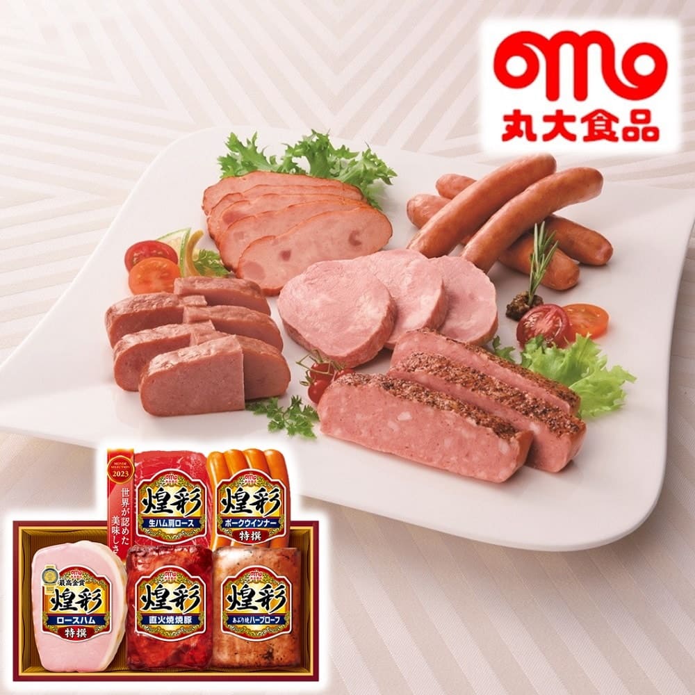お歳暮 ギフト 2024 丸大食品 煌彩 5種5個入 MSU-455 冬 ハム はむ チャーシュー 叉焼 セット 贈答