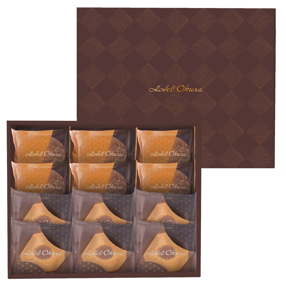 お歳暮 ギフト 2025 ホテルオークラ 発酵バターとブリュレのバームクーヘン 2種12個入 御歳暮 冬ギフトスイーツ お菓子 洋菓子 常温