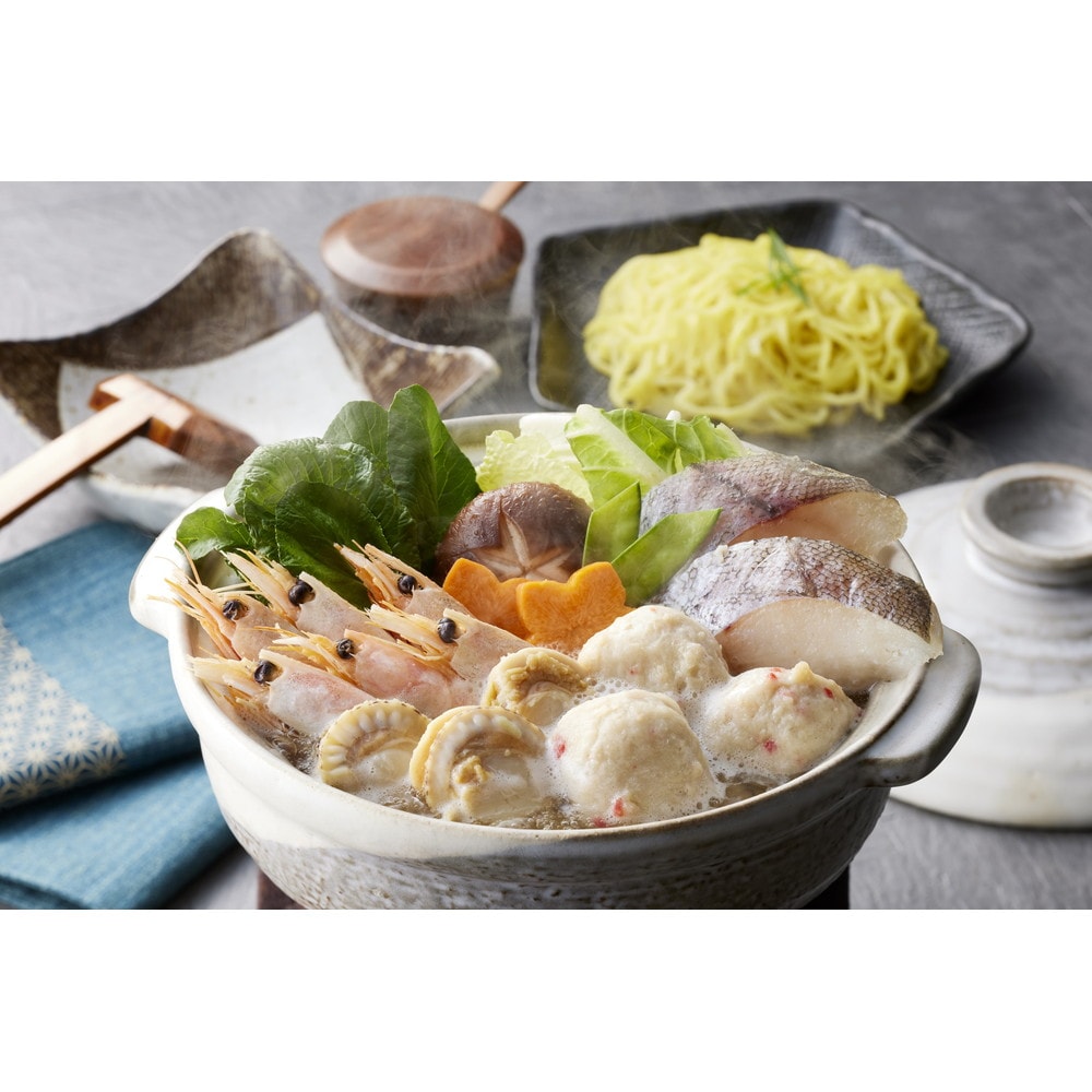 お歳暮 ギフト 2025 個食用 海鮮ちゃんこ鍋セット 2セット入 御歳暮 冬ギフトお年賀 寒中見舞い 冷凍