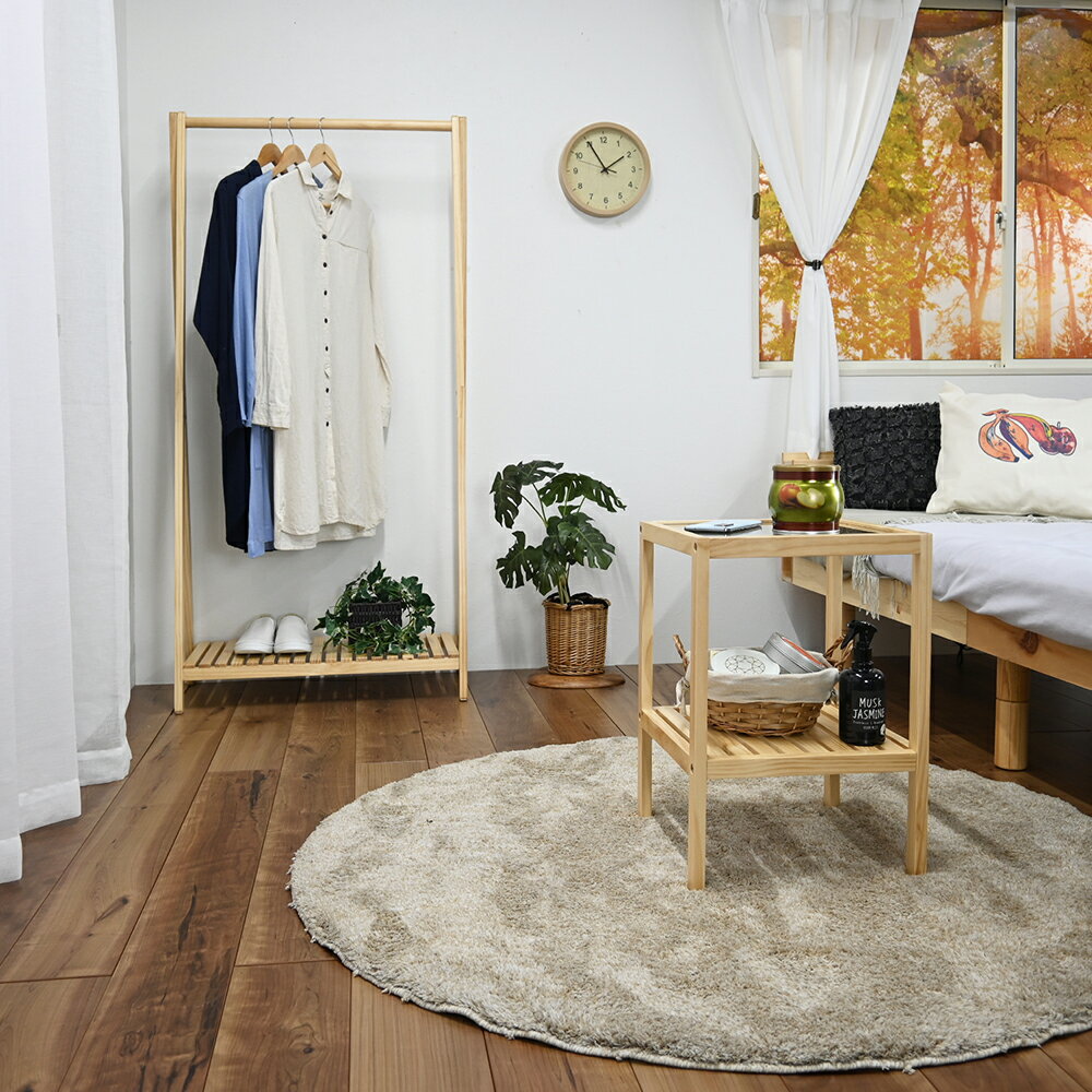 フクダクラフト ガラスサイドテーブル TS-G3535T NA サイドテーブル てーぶる ガラス 持ち運び簡単 シンプル [3]