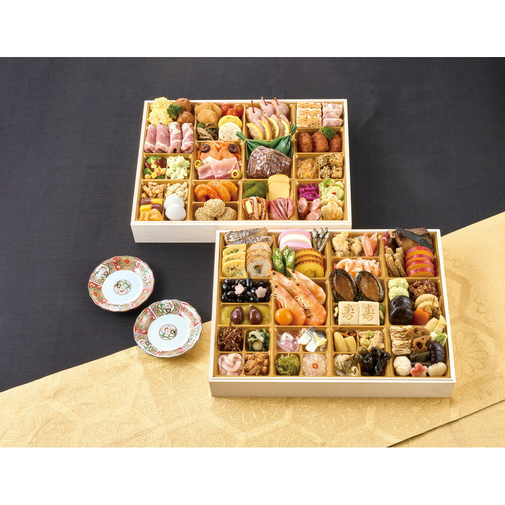 おせち 2027 京都清水五条「ほった」監修 100品目おせち 約3〜4人前 usamart-10024209 うさマート 楽天市場店 パッケージ画像