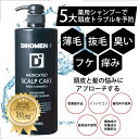 頭皮スッキリ！髪が潤う！ 桃山ホールディングス 医薬部外品 DiNOMEN(ディノメン 薬用スカルプケア リンスインシャンプー 1000ml