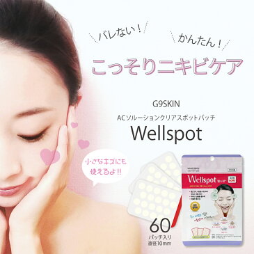 【送料無料】SKINGARDEN G9SKIN ACソルーション クリアスポットパッチ Wellspot 60枚入