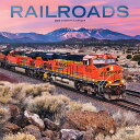 BrownTrout(ブラウントラウト) 2024年 アメリカの鉄道 カレンダー (Railroads Calendar) ZB-64745 カレンダー かれんだー ミニサイズ 輸入品 アメリカ 風景