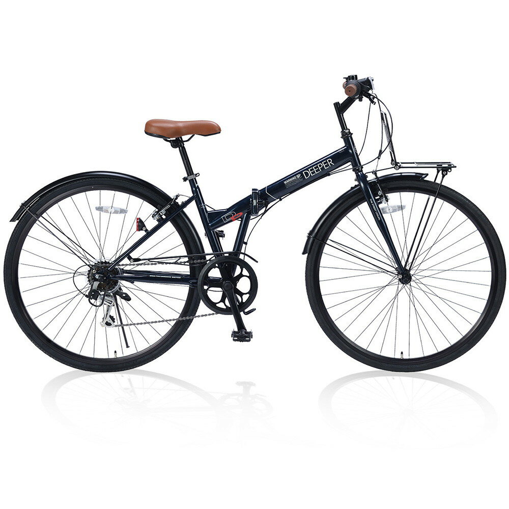 自転車 クロスバイク 26インチ 折りたたみ 楽天市場】折りたたみ自転車 26インチ（カラーネイビー）（クロス